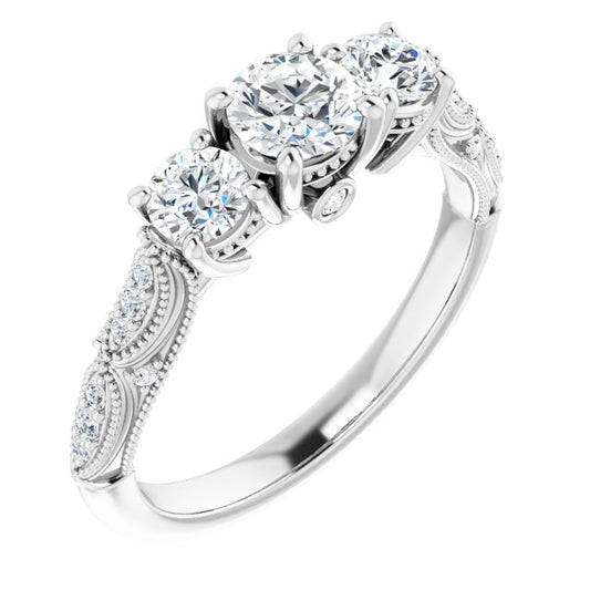 Three-Stone Engagement Ring