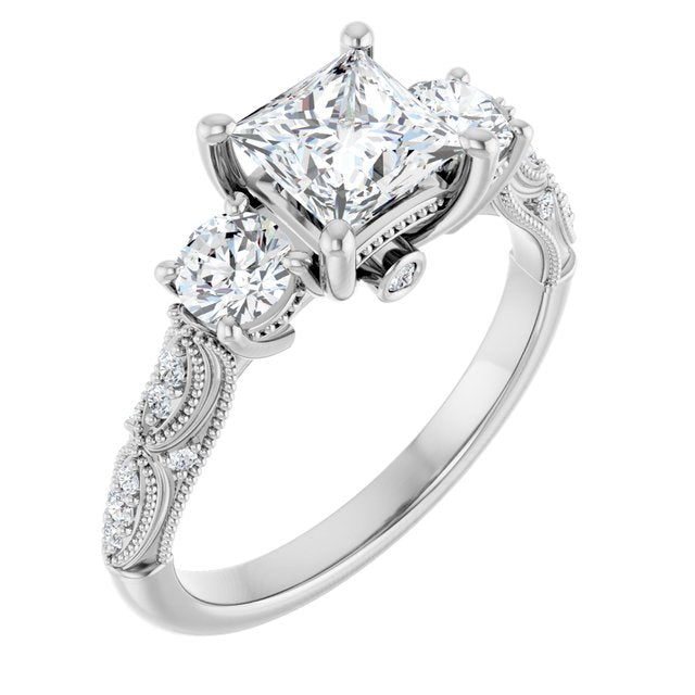 Three-Stone Engagement Ring