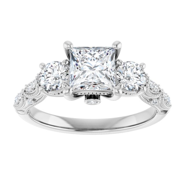 Three-Stone Engagement Ring