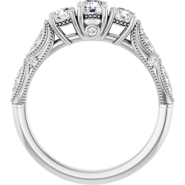 Three-Stone Engagement Ring