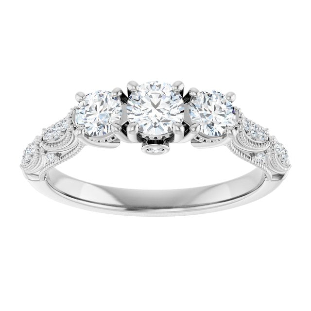 Three-Stone Engagement Ring