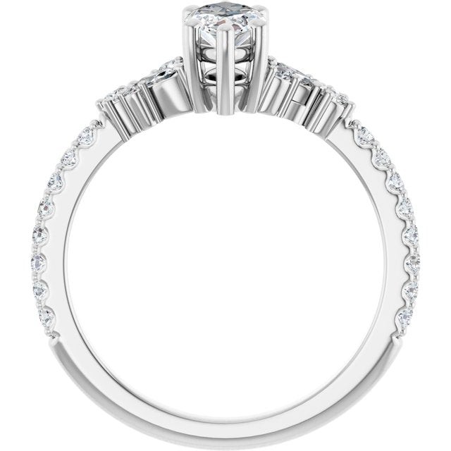 Accented Engagement Ring