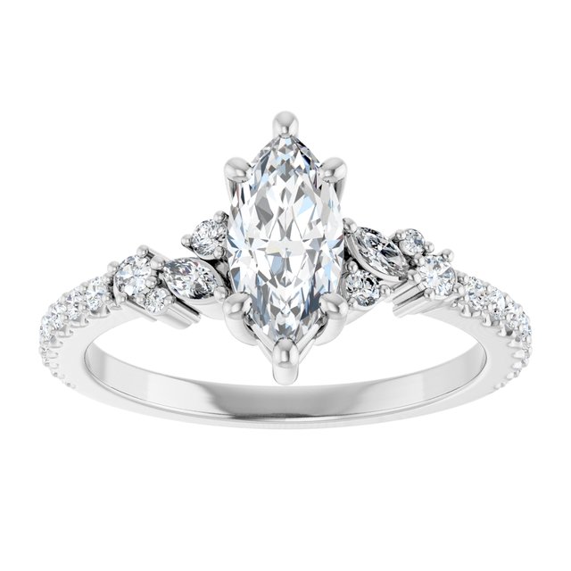 Accented Engagement Ring