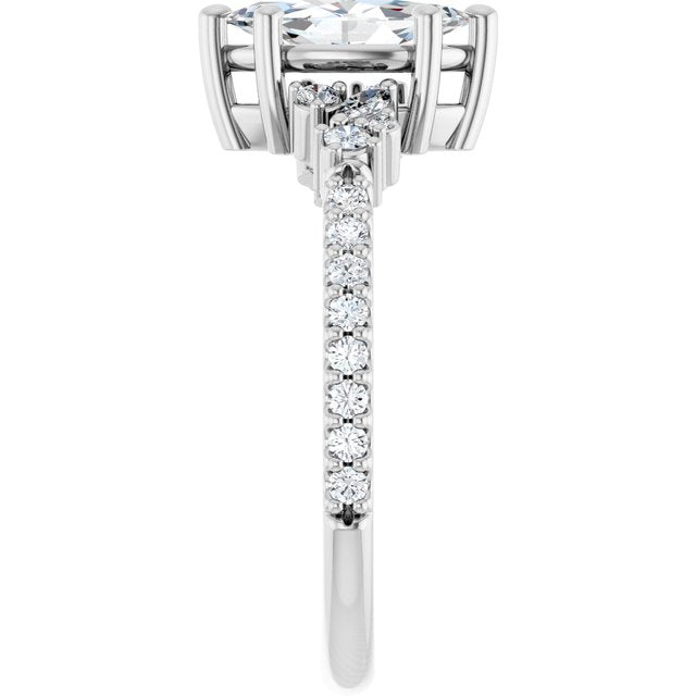 Accented Engagement Ring