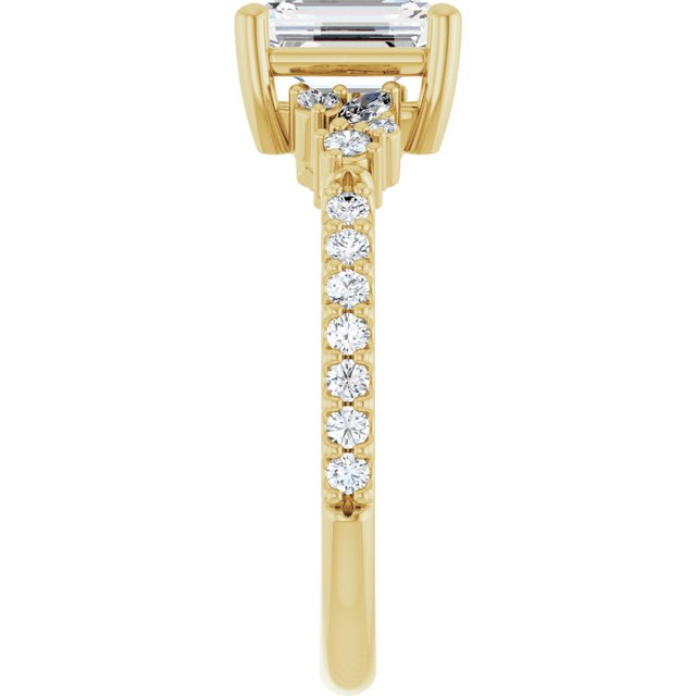 Accented Engagement Ring