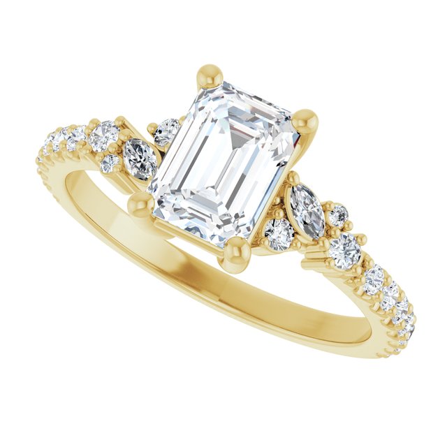 Accented Engagement Ring