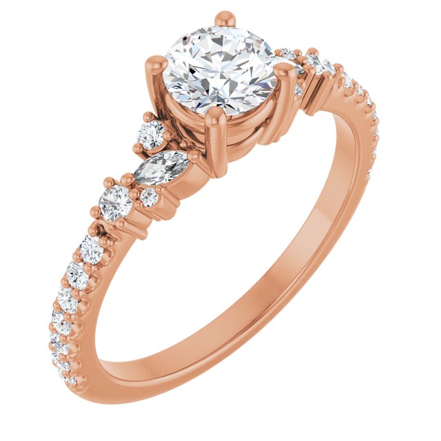 Accented Engagement Ring