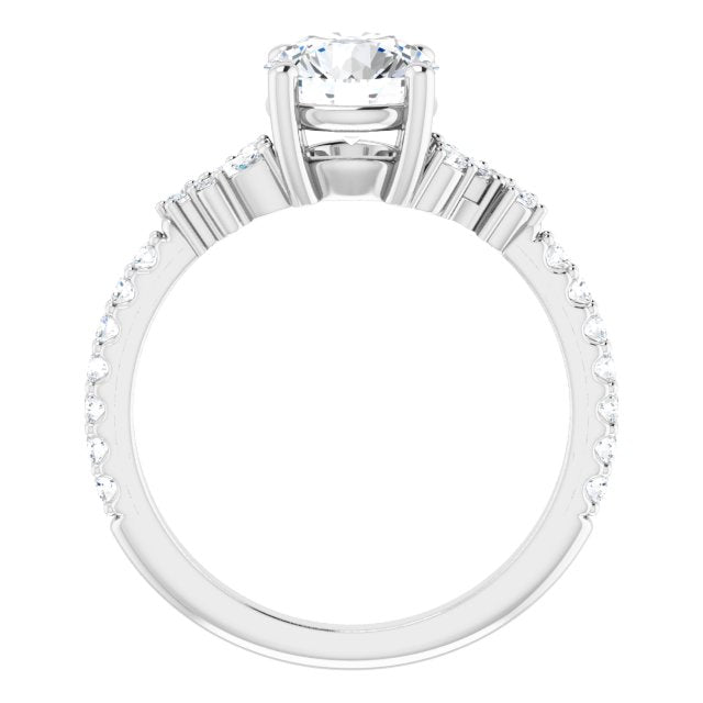 Accented Engagement Ring