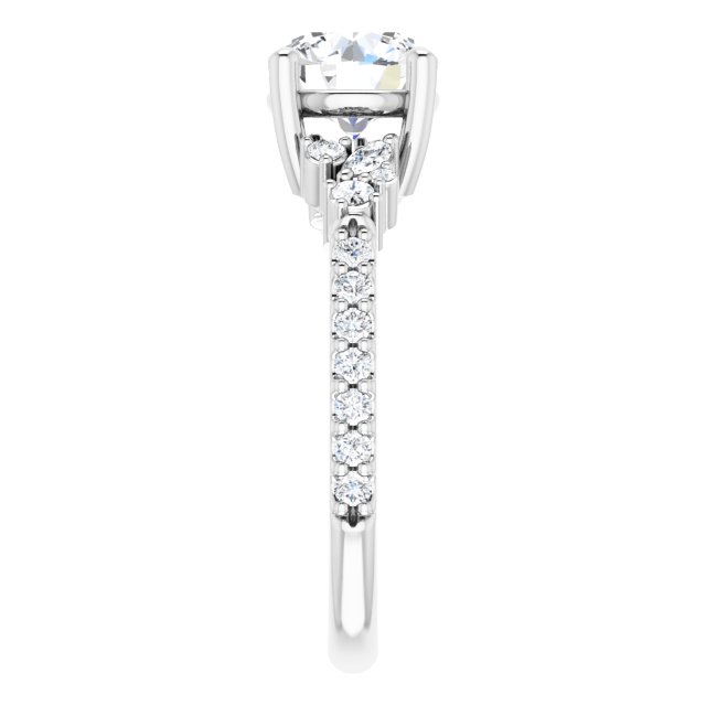 Accented Engagement Ring