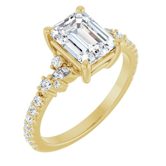 Accented Engagement Ring