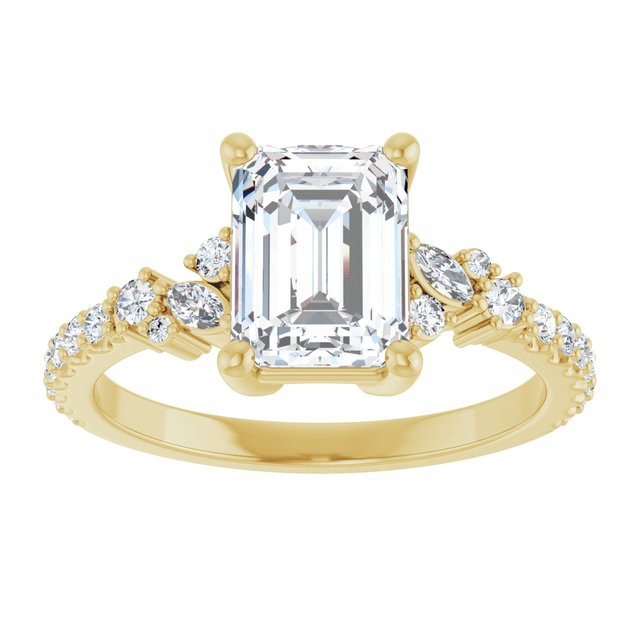 Accented Engagement Ring