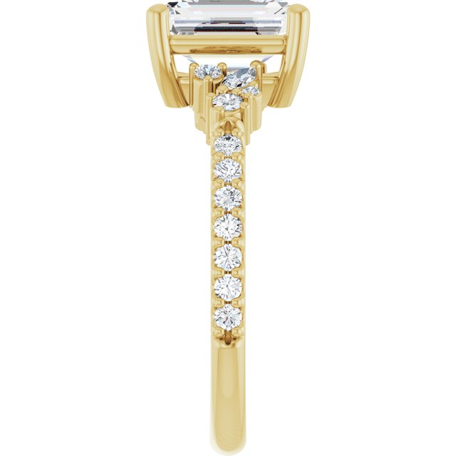 Accented Engagement Ring