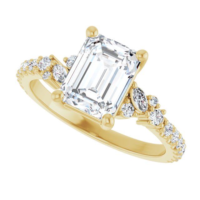 Accented Engagement Ring