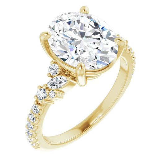 Accented Engagement Ring