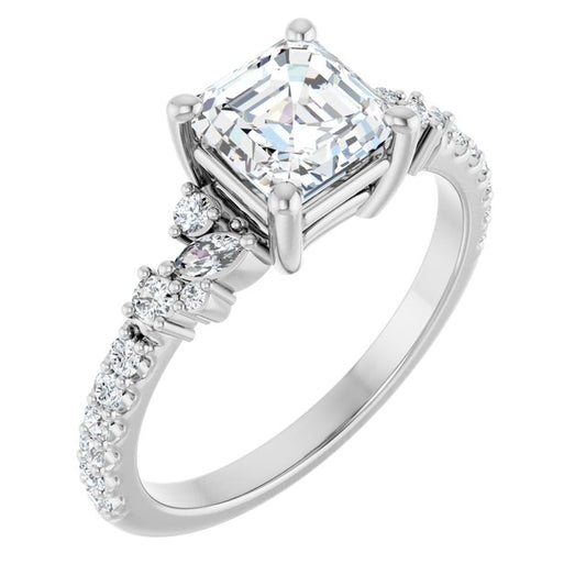 Accented Engagement Ring