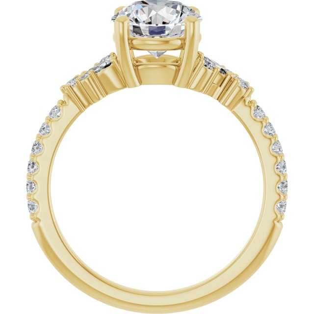 Accented Engagement Ring