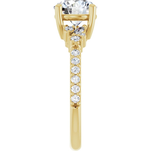 Accented Engagement Ring