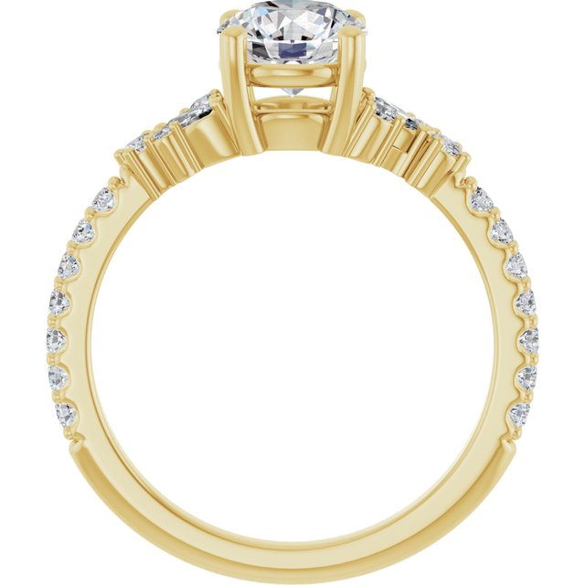Accented Engagement Ring