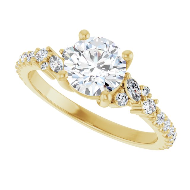 Accented Engagement Ring