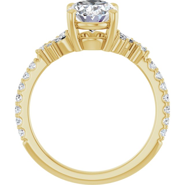 Accented Engagement Ring