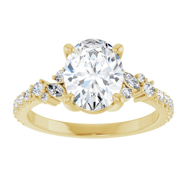 Accented Engagement Ring
