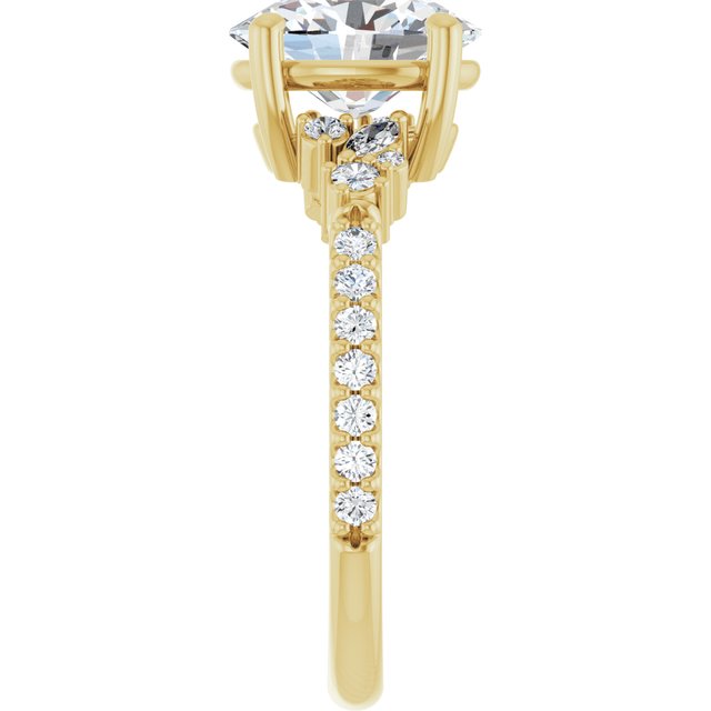 Accented Engagement Ring