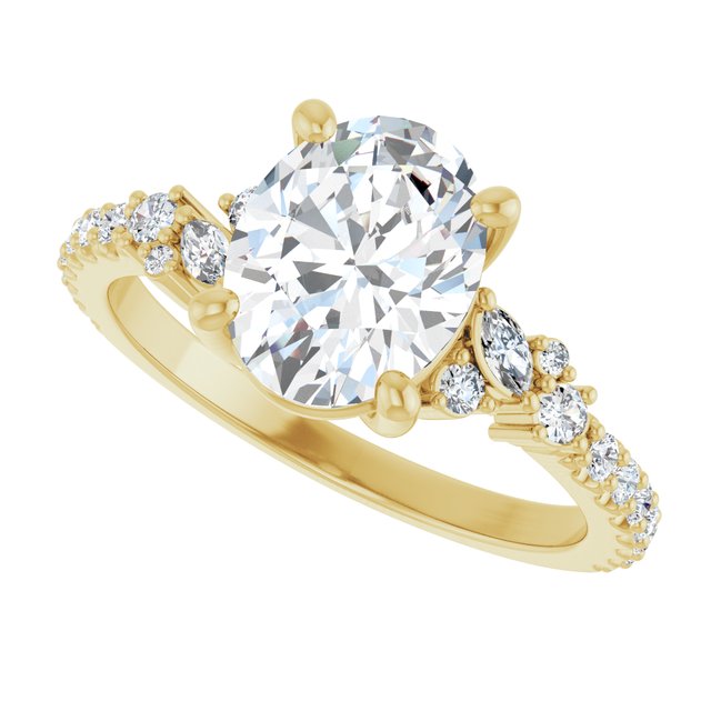 Accented Engagement Ring