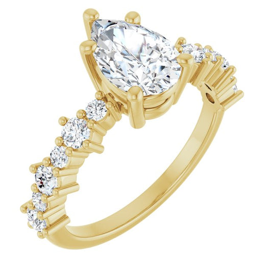 Accented Engagement Ring