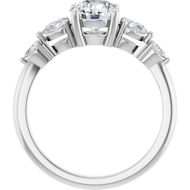 Accented Engagement Ring