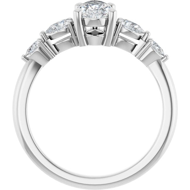 Accented Engagement Ring