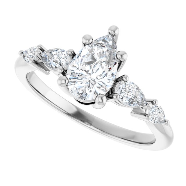 Accented Engagement Ring