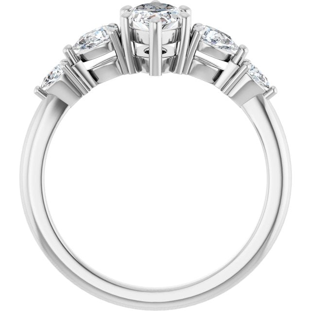 Accented Engagement Ring