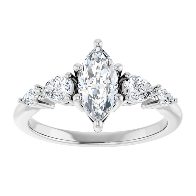 Accented Engagement Ring