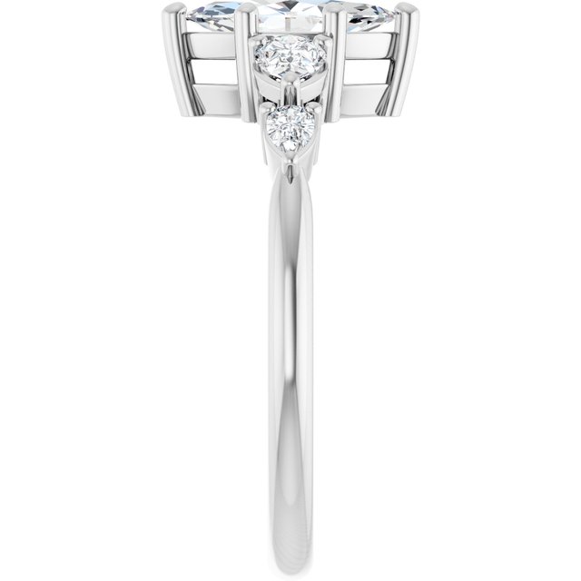 Accented Engagement Ring