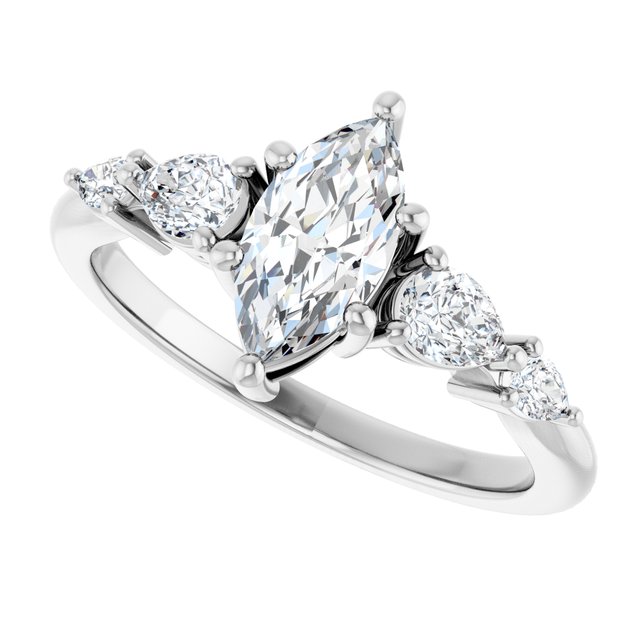 Accented Engagement Ring