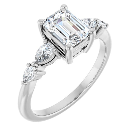 Accented Engagement Ring