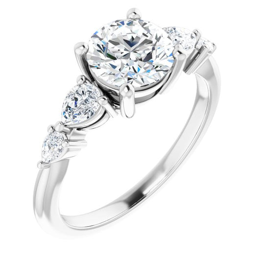 Accented Engagement Ring