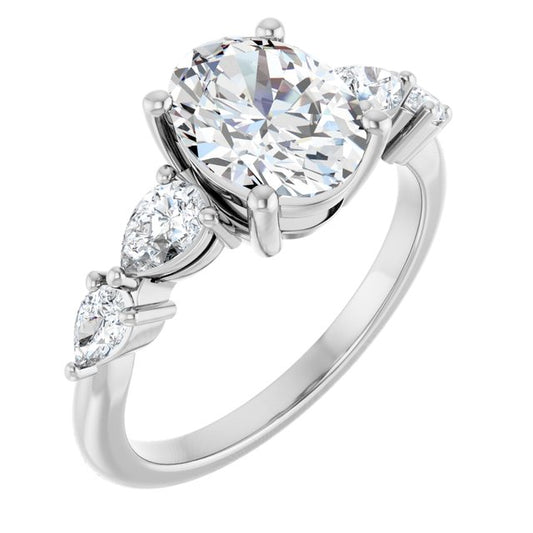 Accented Engagement Ring