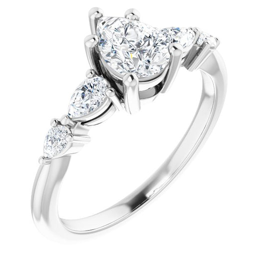 Accented Engagement Ring