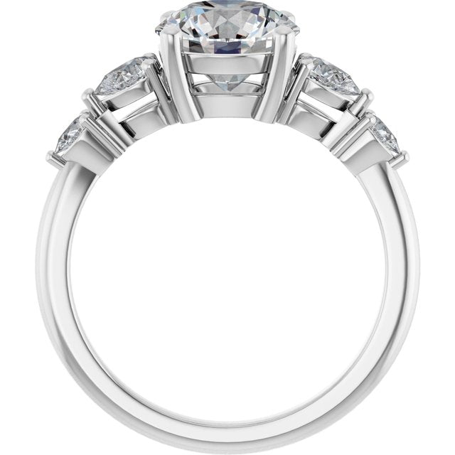Accented Engagement Ring