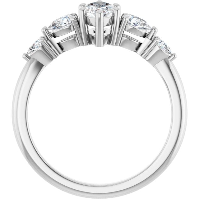 Accented Engagement Ring