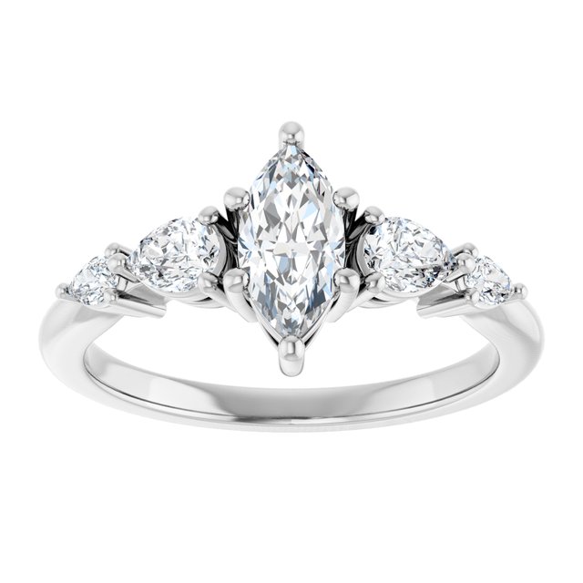 Accented Engagement Ring