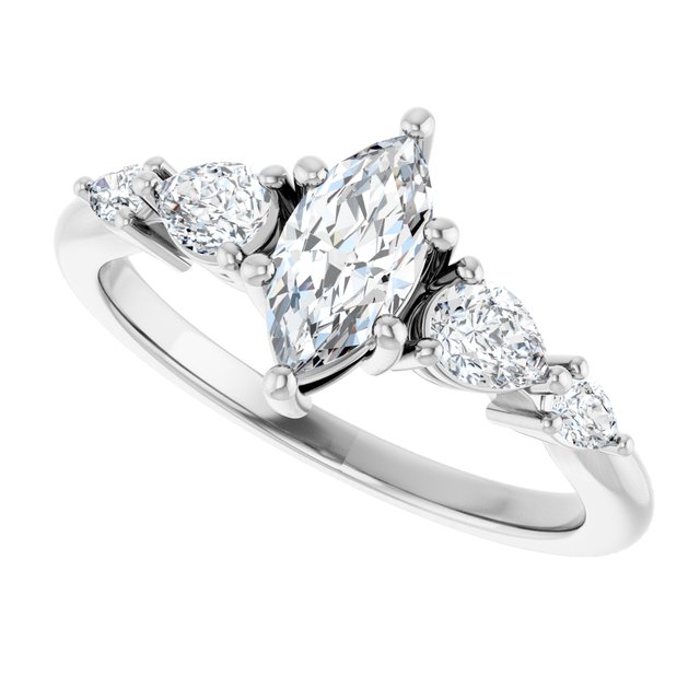 Accented Engagement Ring