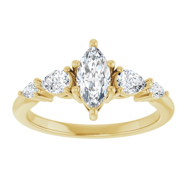 Accented Engagement Ring
