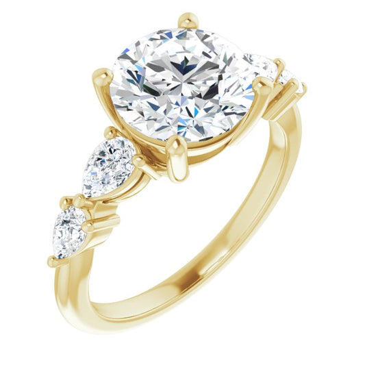 Accented Engagement Ring