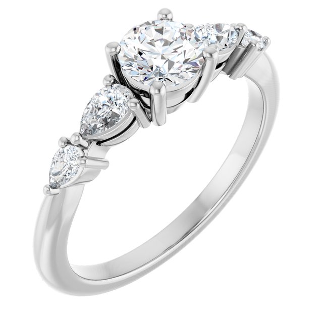 Accented Engagement Ring