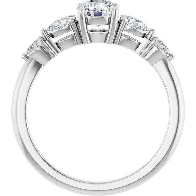 Accented Engagement Ring