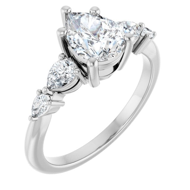 Accented Engagement Ring