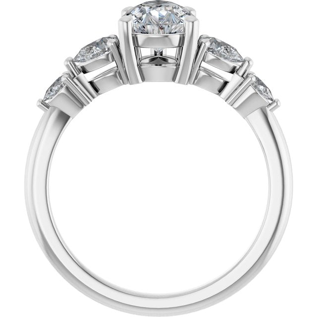 Accented Engagement Ring