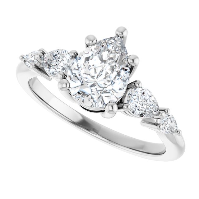 Accented Engagement Ring